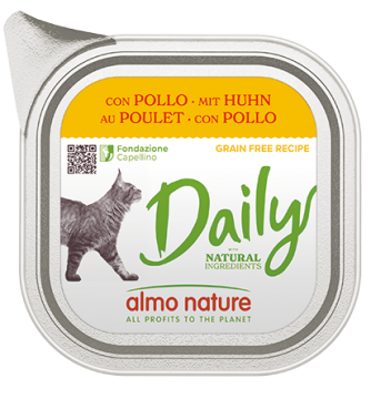 Almo Nature Grain-Free Υγρή Τροφή Γάτας σε Κεσεδάκι με Κοτόπουλο 100gr